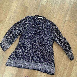 Natalie Martin Vintage Silk Blouse Sz M